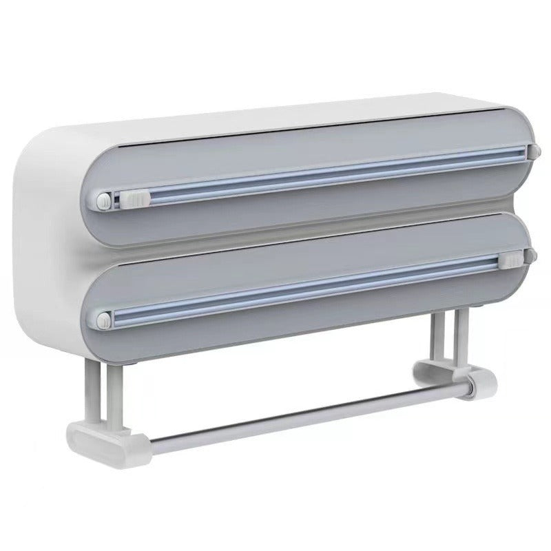 Wall-Mounted Plastic Wrap Cutter