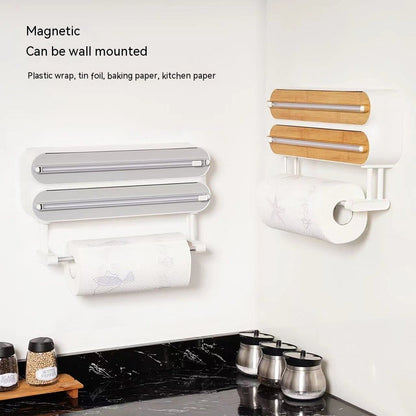 Wall-Mounted Plastic Wrap Cutter