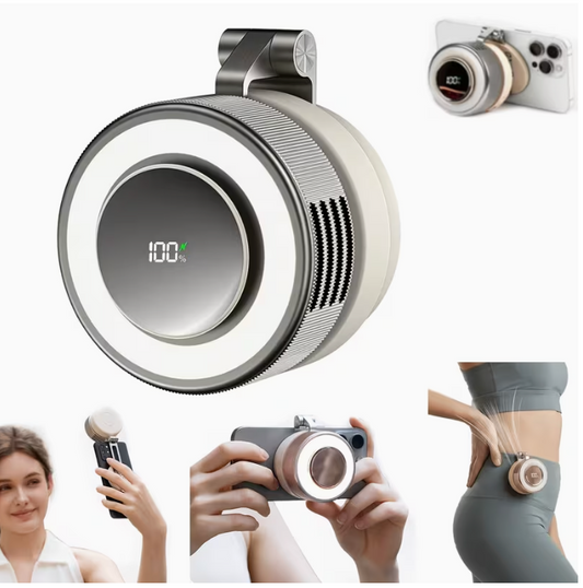 Mini Ventilador Portátil Magnético 3 en 1