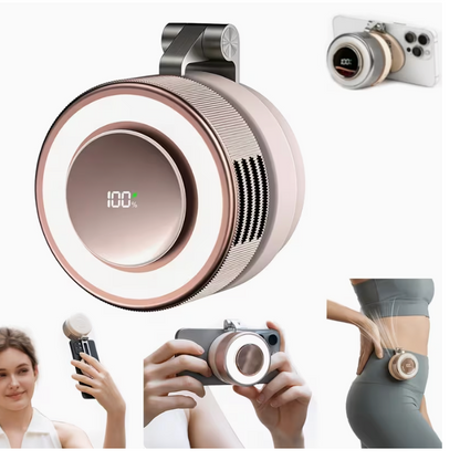 Mini Ventilador Portátil Magnético 3 en 1
