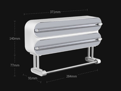 Wall-Mounted Plastic Wrap Cutter
